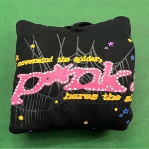 Sp5der p nk hoodie ‘black’ size Small